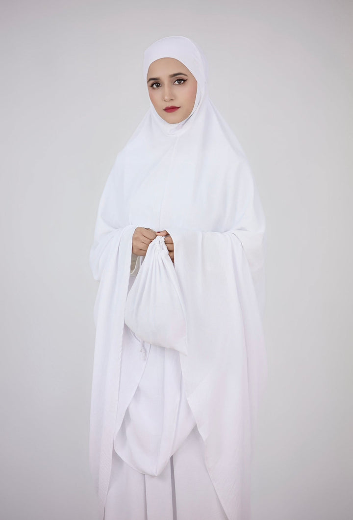 Get trendy with Textured Prayer Set - White - Skirts available at Voilee NY. Grab yours for $55 today!