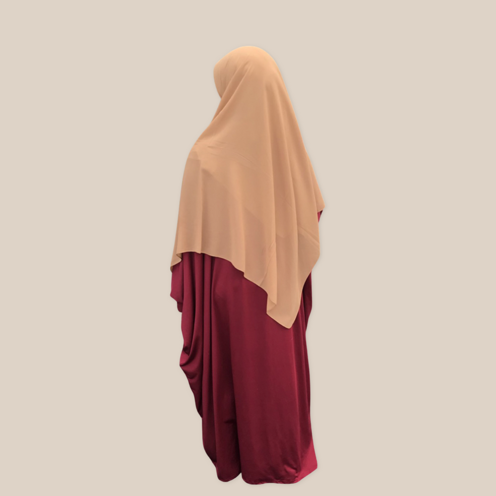 Get trendy with XL Square Hijab - Mustard -  available at Voilee NY. Grab yours for $7.99 today!