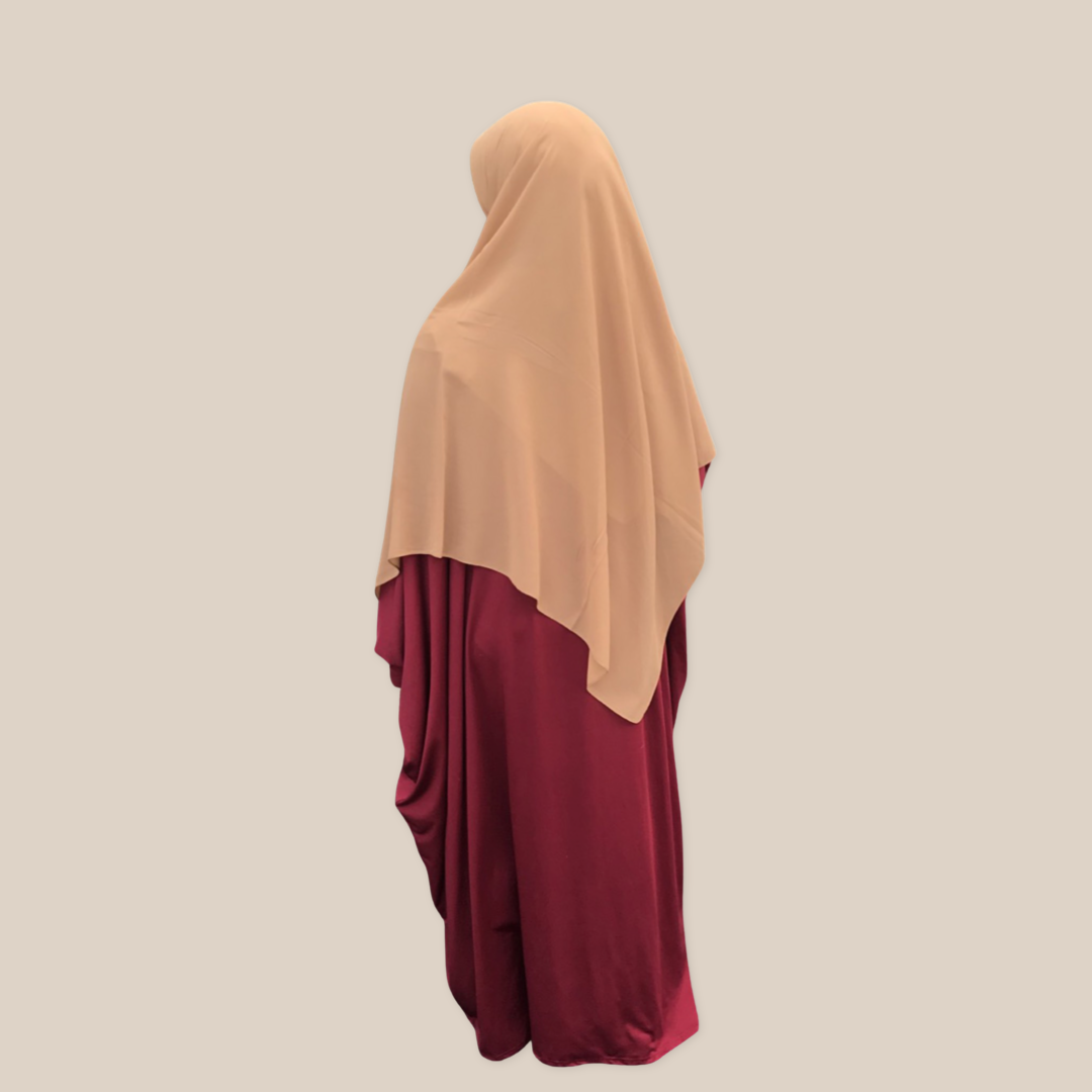 Get trendy with XL Square Hijab - Mustard -  available at Voilee NY. Grab yours for $7.99 today!