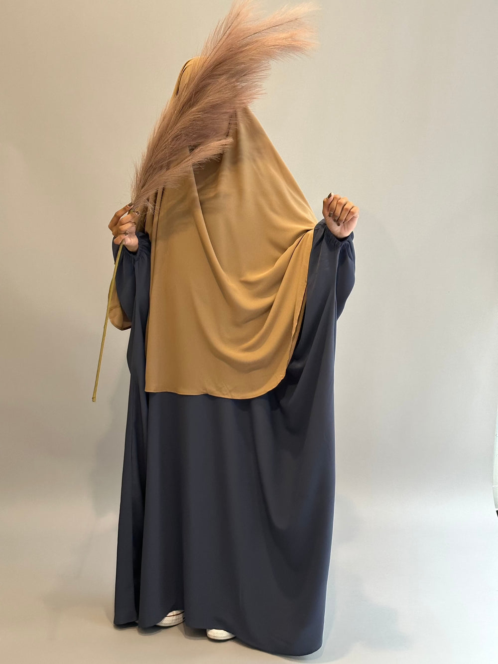 3-layer Khimar - Camel  from Voilee NY