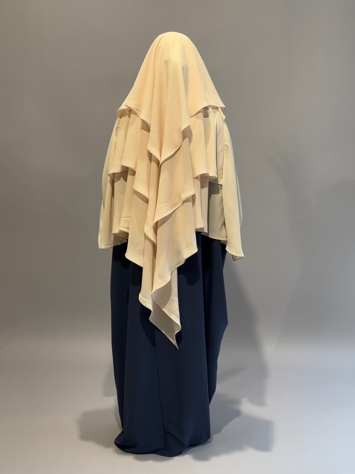 3-layer Khimar - Beige  from Voilee NY