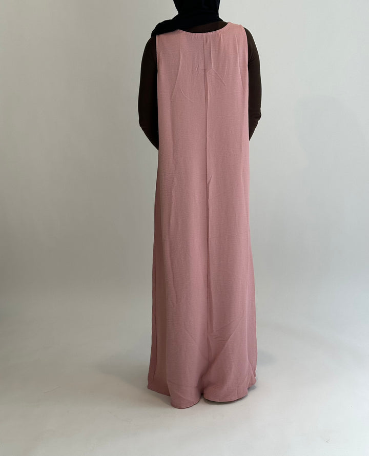 Get trendy with Mariya 2-piece Jilbab - Pink -  available at Voilee NY. Grab yours for $19.99 today!