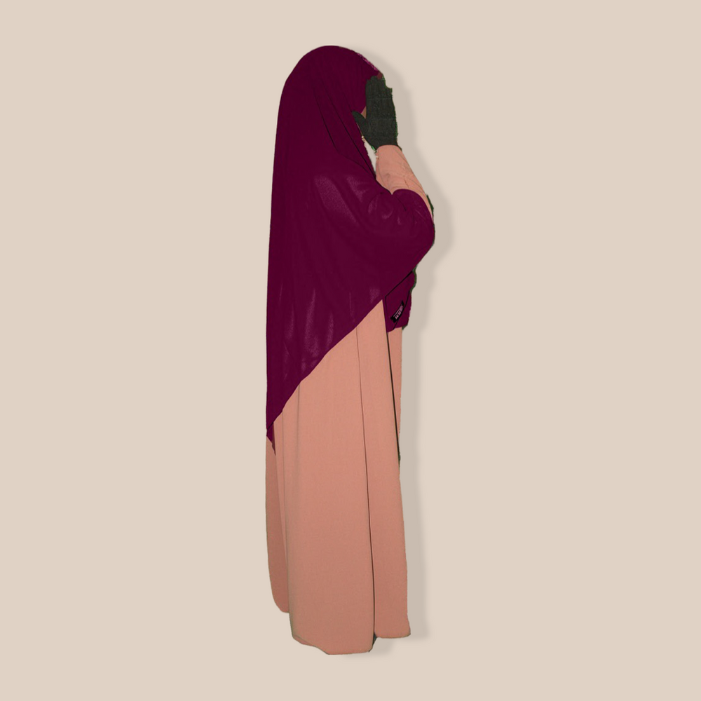 XL Square Hijab - Berry  from Voilee NY