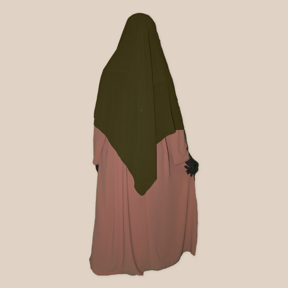 Get trendy with XL Square Hijab - Olive -  available at Voilee NY. Grab yours for $12.99 today!