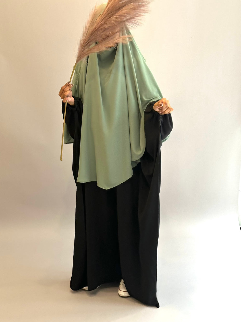 3-layer Khimar - Mint  from Voilee NY