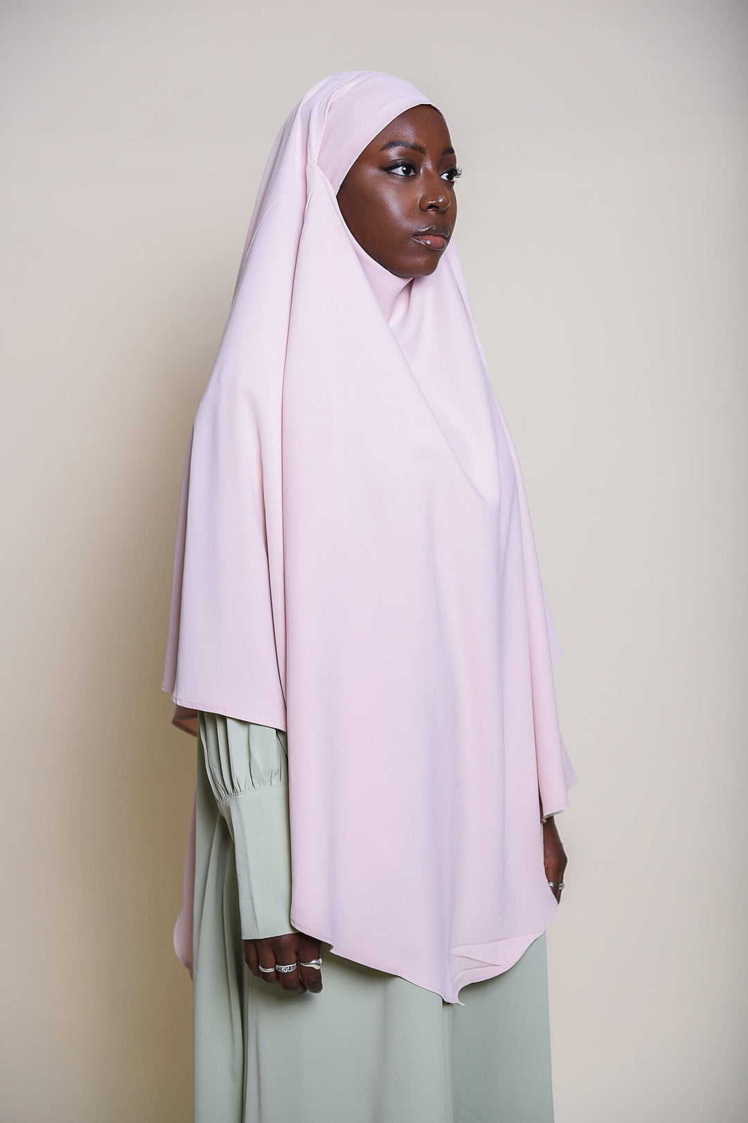 Diamond Khimar Light Pink  from Voilee NY
