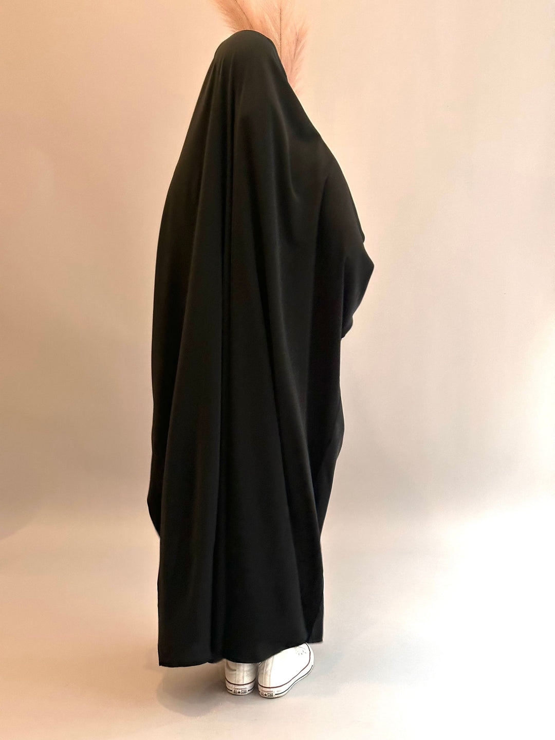 Get trendy with Sarah Niqab Jilbab - Black -  available at Voilee NY. Grab yours for $17.99 today!