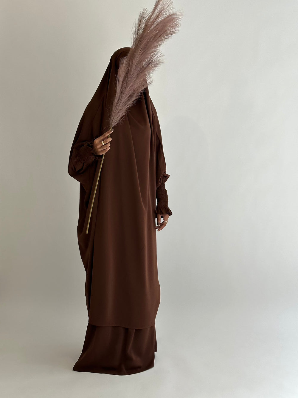 Medina 2-piece Jilbab - Brown  from Voilee NY