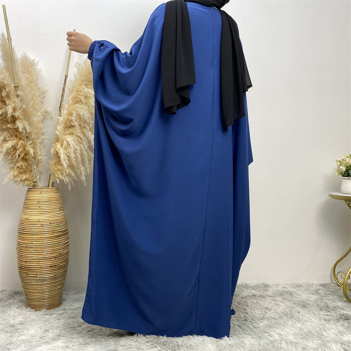 Get trendy with Larissa Butterfly Abaya - Royal -  available at Voilee NY. Grab yours for $59.99 today!