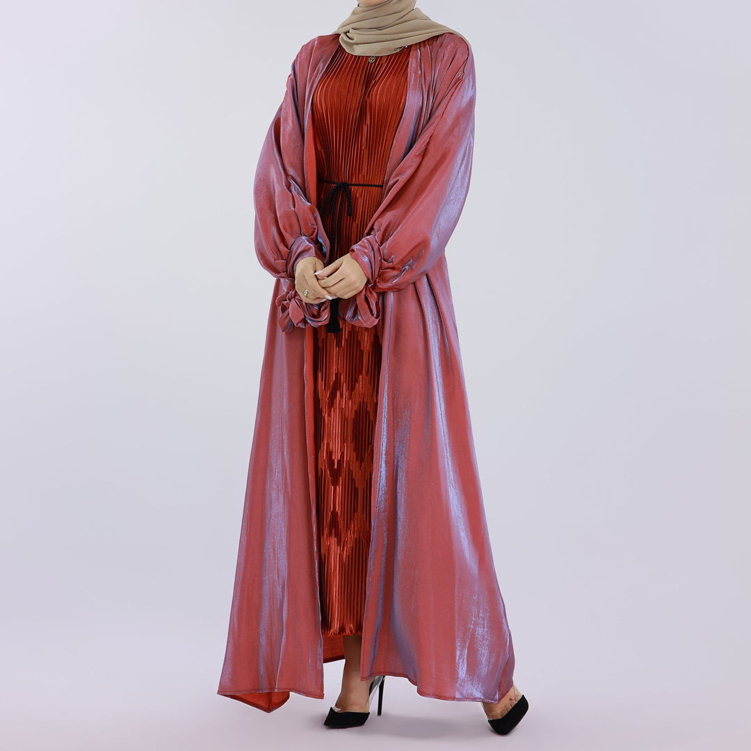 Deema 2-Piece Abaya Set - Scarlet Dresses from Voilee NY