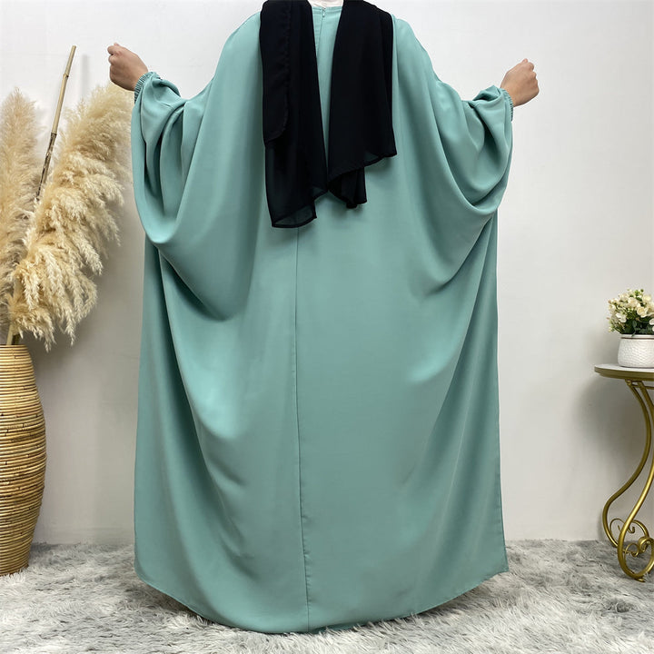 Get trendy with Larissa Butterfly Abaya - Jade -  available at Voilee NY. Grab yours for $59.99 today!
