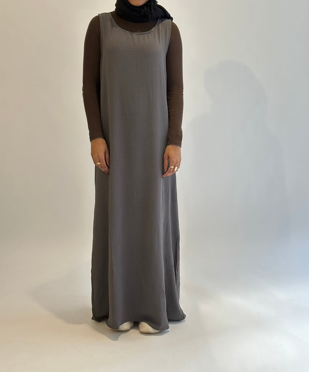 Mariya 2-piece Jilbab - Gray  from Voilee NY